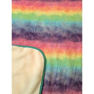 Birdie Bean Thea Space Star Rainbow Toddler Blanket Bamboo Viscose 50x55